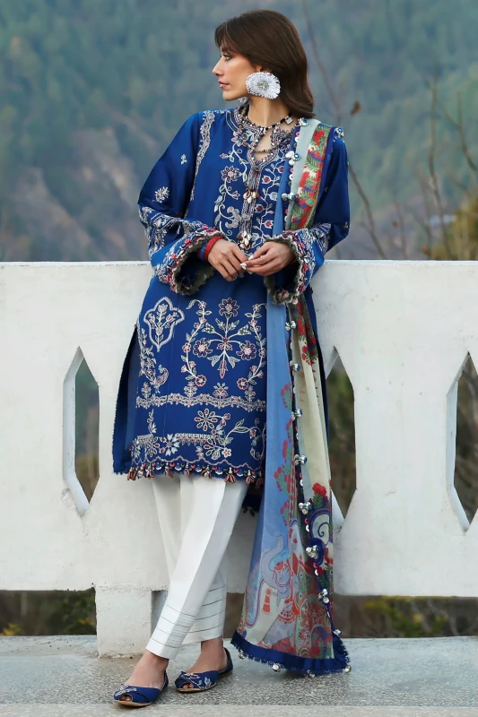 ZAHA Lawn 2024–Unstitched Exclusive Collection | MAYA SHELAI25623
