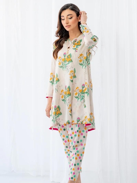 Ego Grace Unstitched 2 Piece Digital Printed Lawn in Bangladesh at Shelai