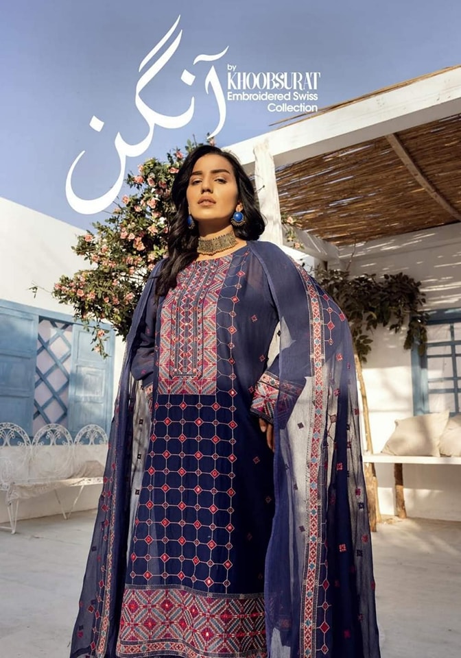 AANGAN luxury swiss embroidered collection 23