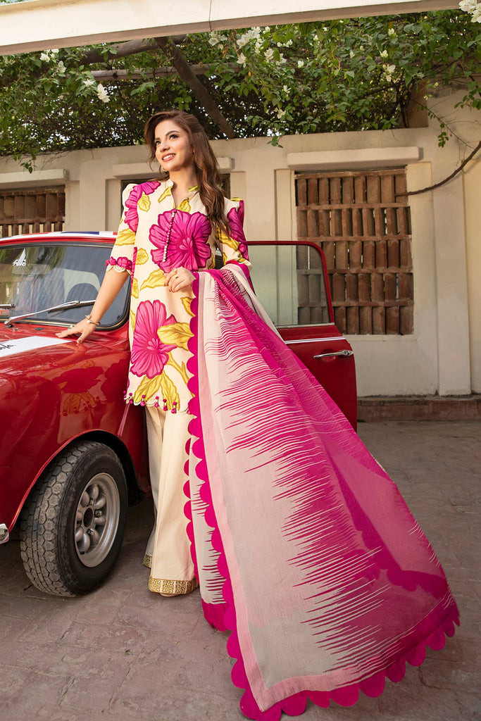M.Basics by Maria B Unstitched Lawn Exclusive Collection | D3