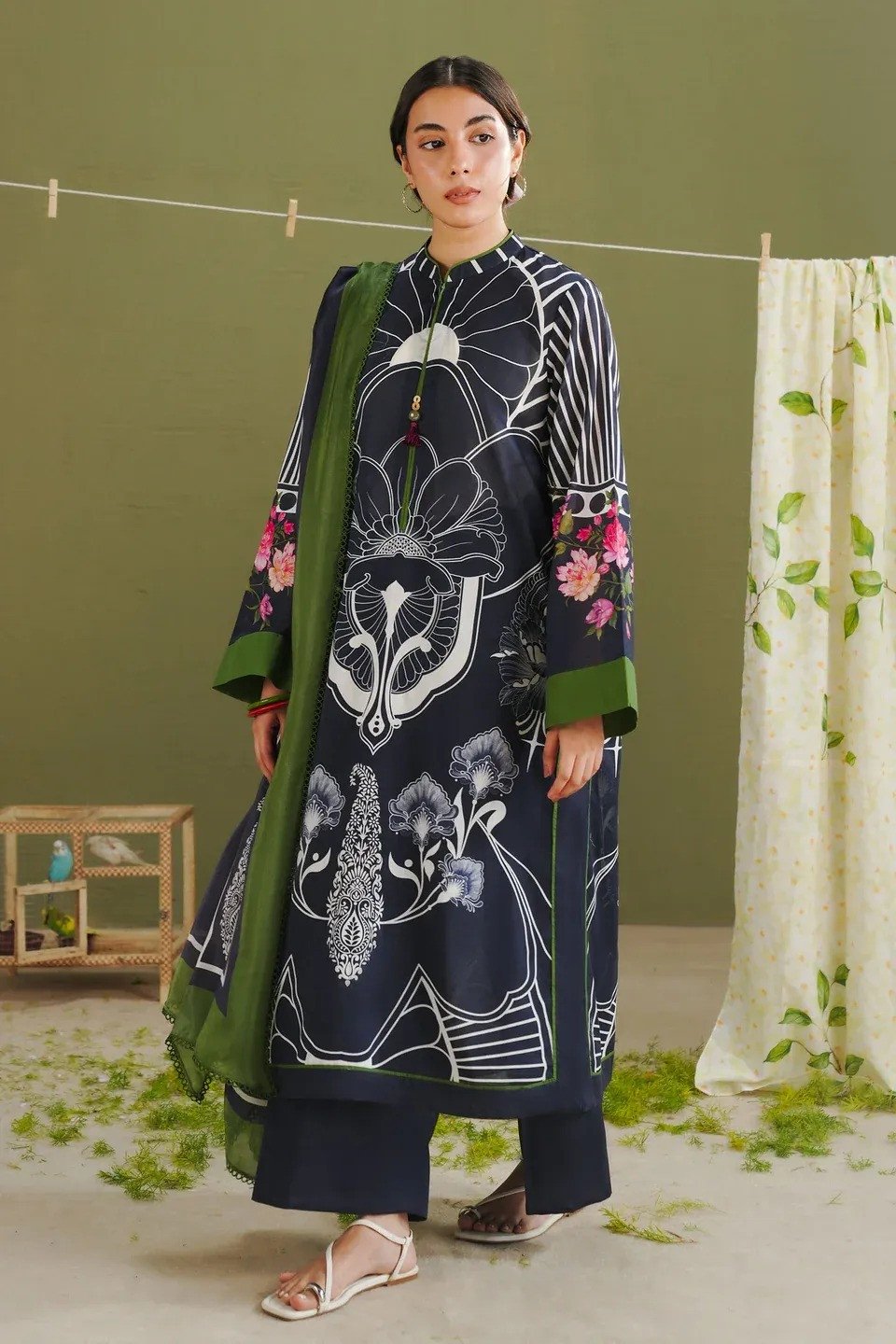 Coco Prints by Zara Shahjahan | RAYA-10B