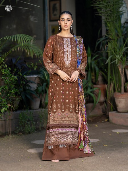MORJA GMJ2404A12 LUXE LAWN UNSTITCHED ''24 COLLECTION BY GULLJEE
