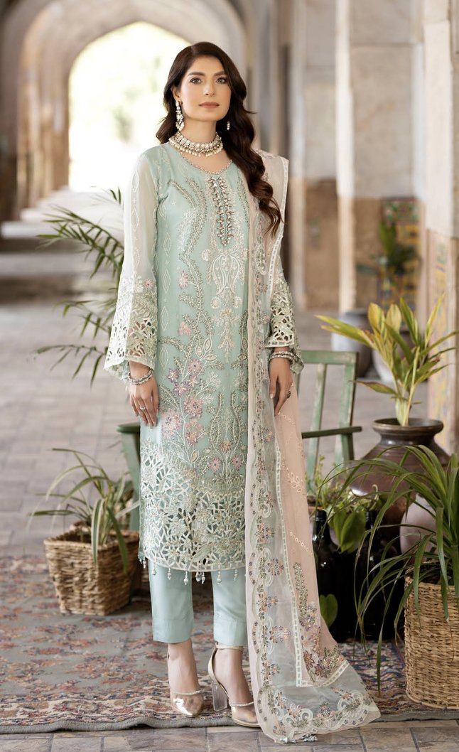 Noor's Shibra Unstitched Collection | D-01