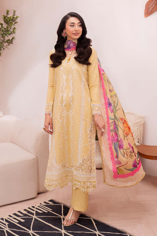 Neeshay Symphony Luxury Lawn 25 | Dune