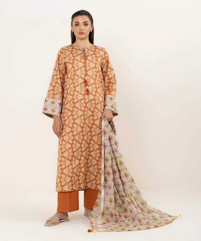 Sapphire | 3 Piece - Printed Lawn Suit | 03PDD25V620B