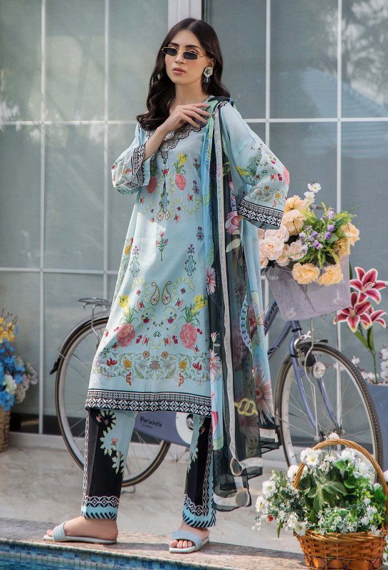 Za Clothes Za Prints Unstitched Collection 25 | PRINTS 2022 D-3