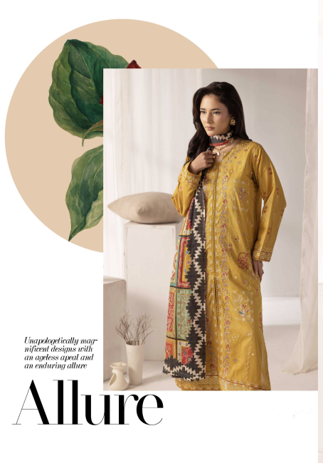 Khoobsurat Mehjabeen Unstitched 3piece | M-105