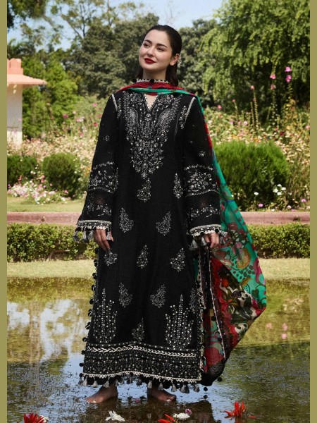 HUSSAIN REHAR RAVE SS LAWN 24 UNSTITCHED 3PCS COLLECTION