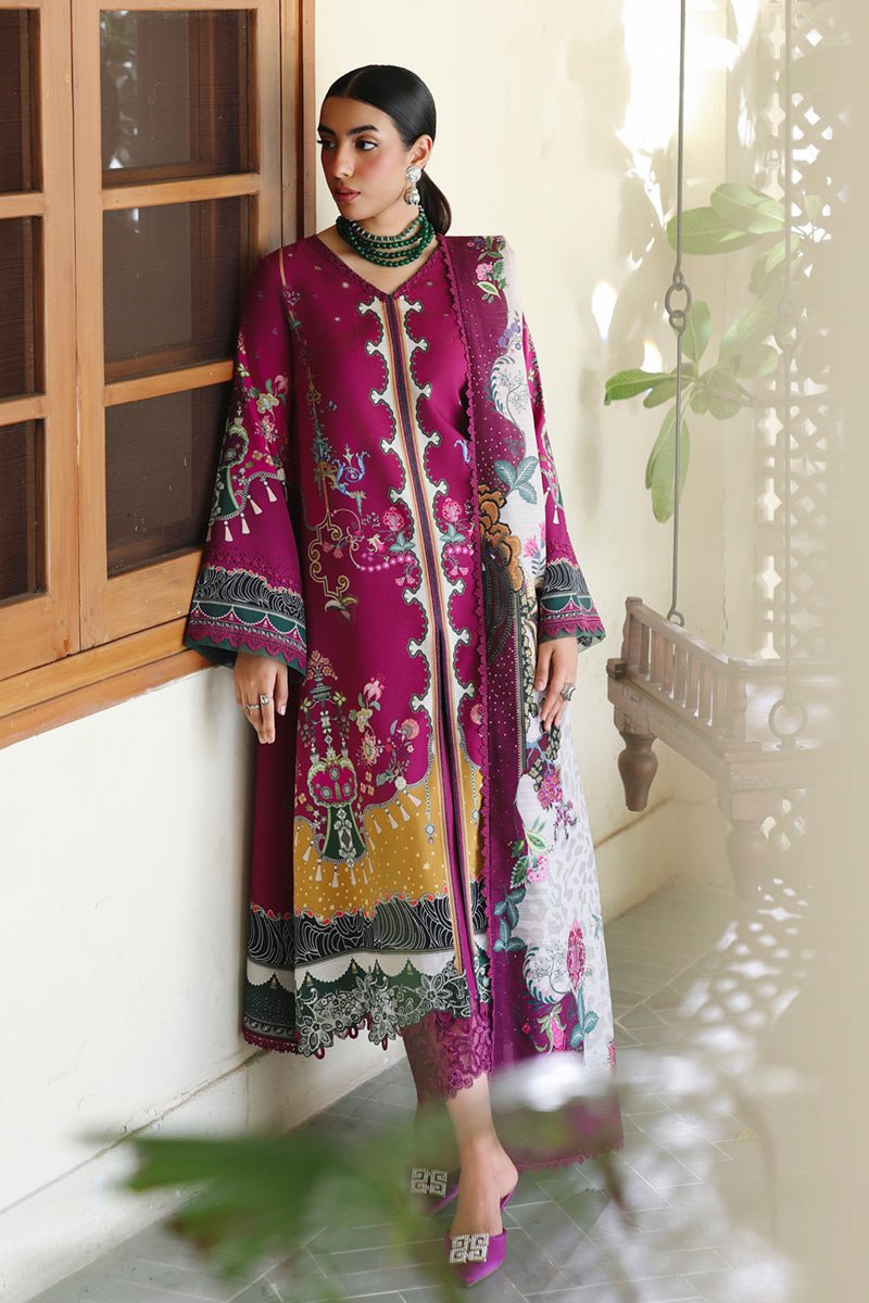 Qalamkar Qprints Unstitched 3pc | QW-04 (B) LACEY