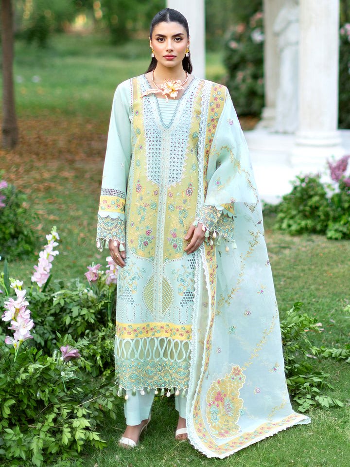Sopie Luxury Lawn by Mahnur Unstitched Collection 25 | Calista
