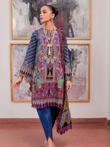 Jade Bliss Lawn Vol-III-20190-A Pakistani Digital Printed Lawn Collection