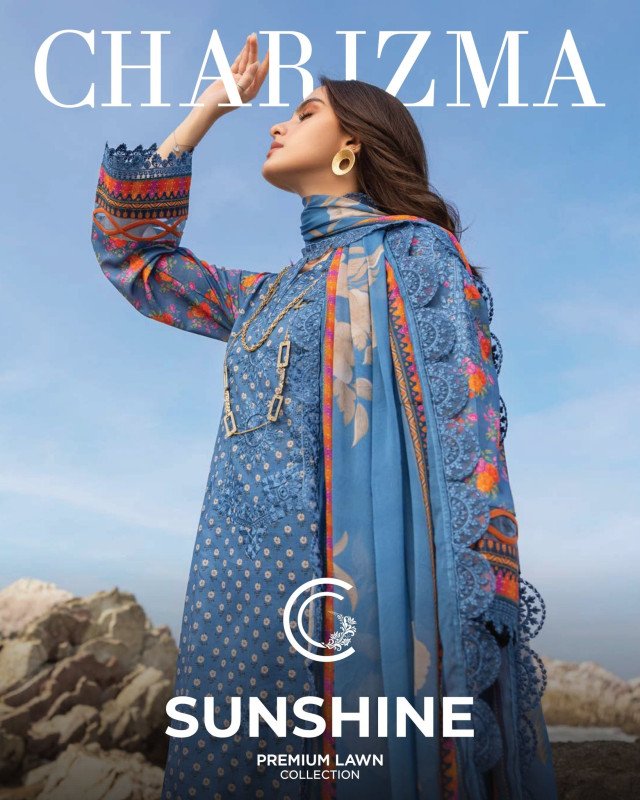 CHARIZMA Sunshine Embroidered Unstitched Collection 25