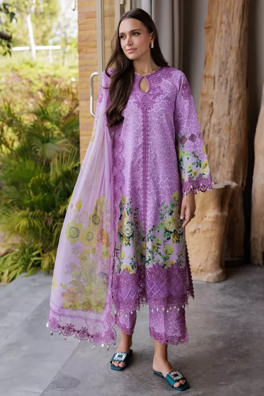 Charizma Naranji 3-PC Unstitched Embroidered Lawn | CN5-08