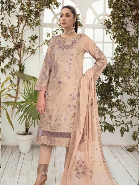 JOHRA Margrate JH-702 Unstitched Embroidered Lawn Collection with Chiffon Dupatta