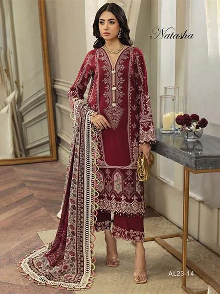 Anaya by Kiran Chaudhry AL23-14 Luxury Festive Lawn Unstitched 3Pc Suit