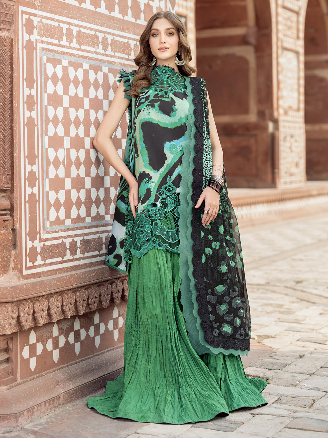 Bin Ilyas Naqsh Unstitched Lawn Exclusive Collection | D4