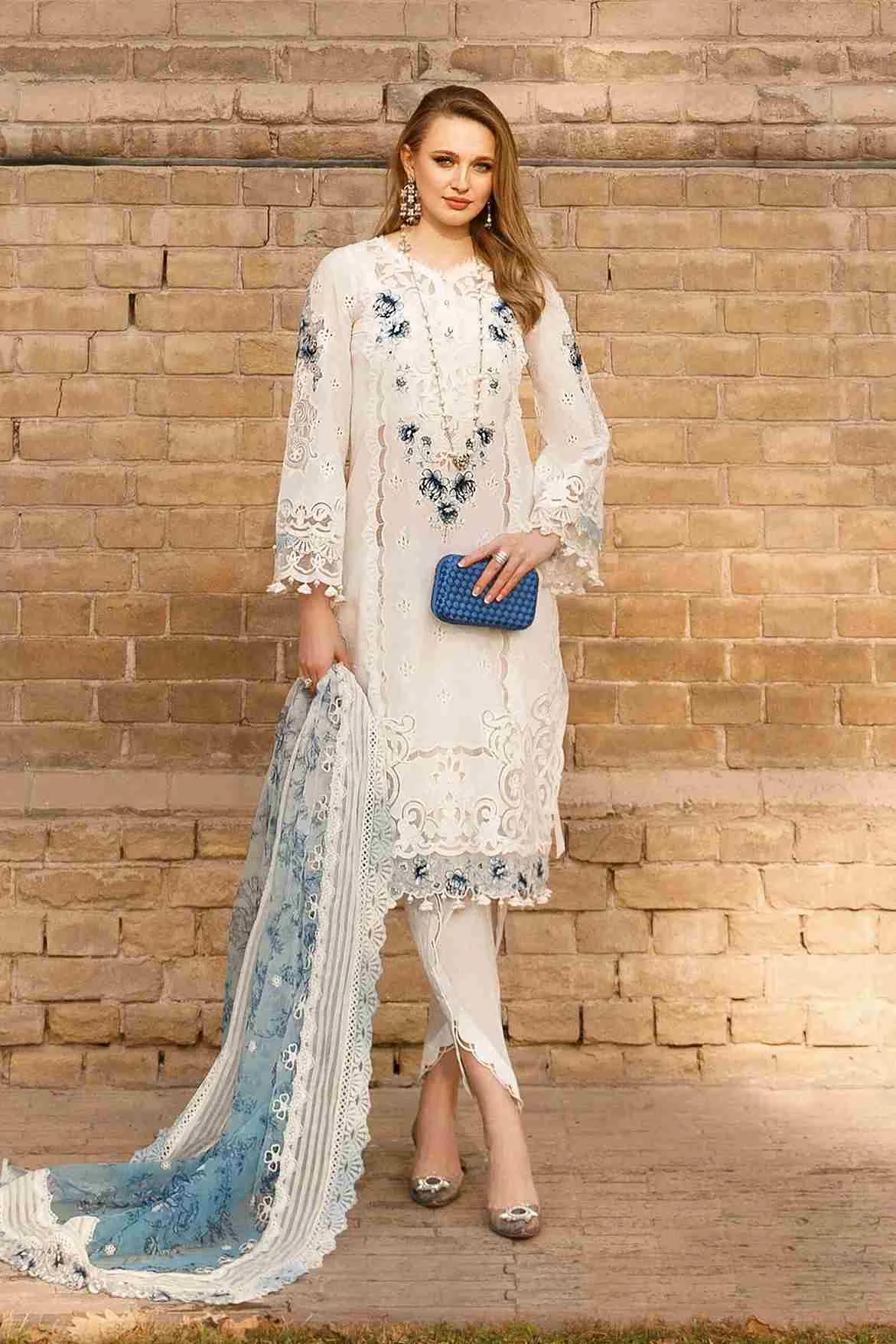 Maria B lawn collection volume-23 15A three piece at Shelai