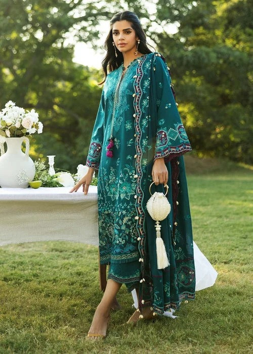 Sadaf Fawad Khan Siraa Embroidered Lawn Unstitched | SHELAI25558