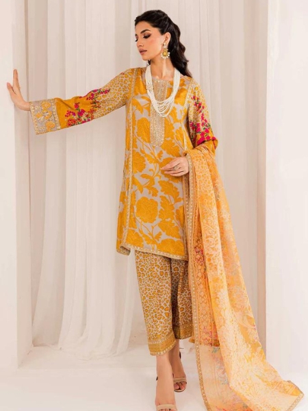 Charizma Tabeer CTW-06 Unstitched Silk Edit Collection'23