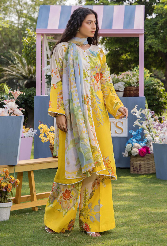 Za Clothes Za Prints Unstitched Collection 25 | PRINTS 2036 D-17