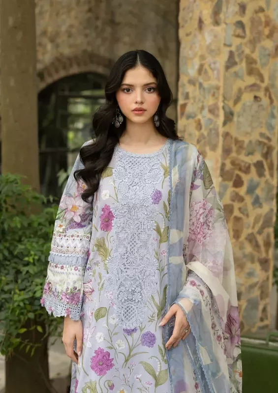 Elaf Premium Signature Unstitched Printed Lawn 2026 | SHELAI26082830