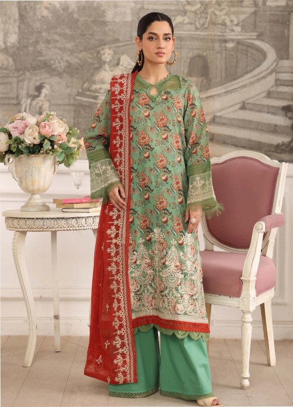 Johra Afseen Unstitched Collection | JH-1014