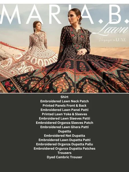 Maria b Luxury Lawn vol25 2024