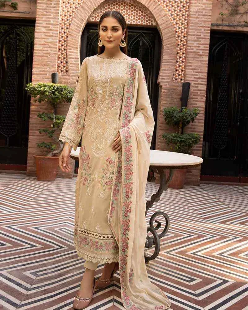 Khaab by Johra exclusive embroidered collections JH-03 3pc