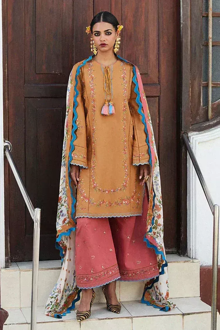 Hussain Rehar - Jugnu Spring Summer Edit - 02 Nal - Unstitched | SHELAI25932