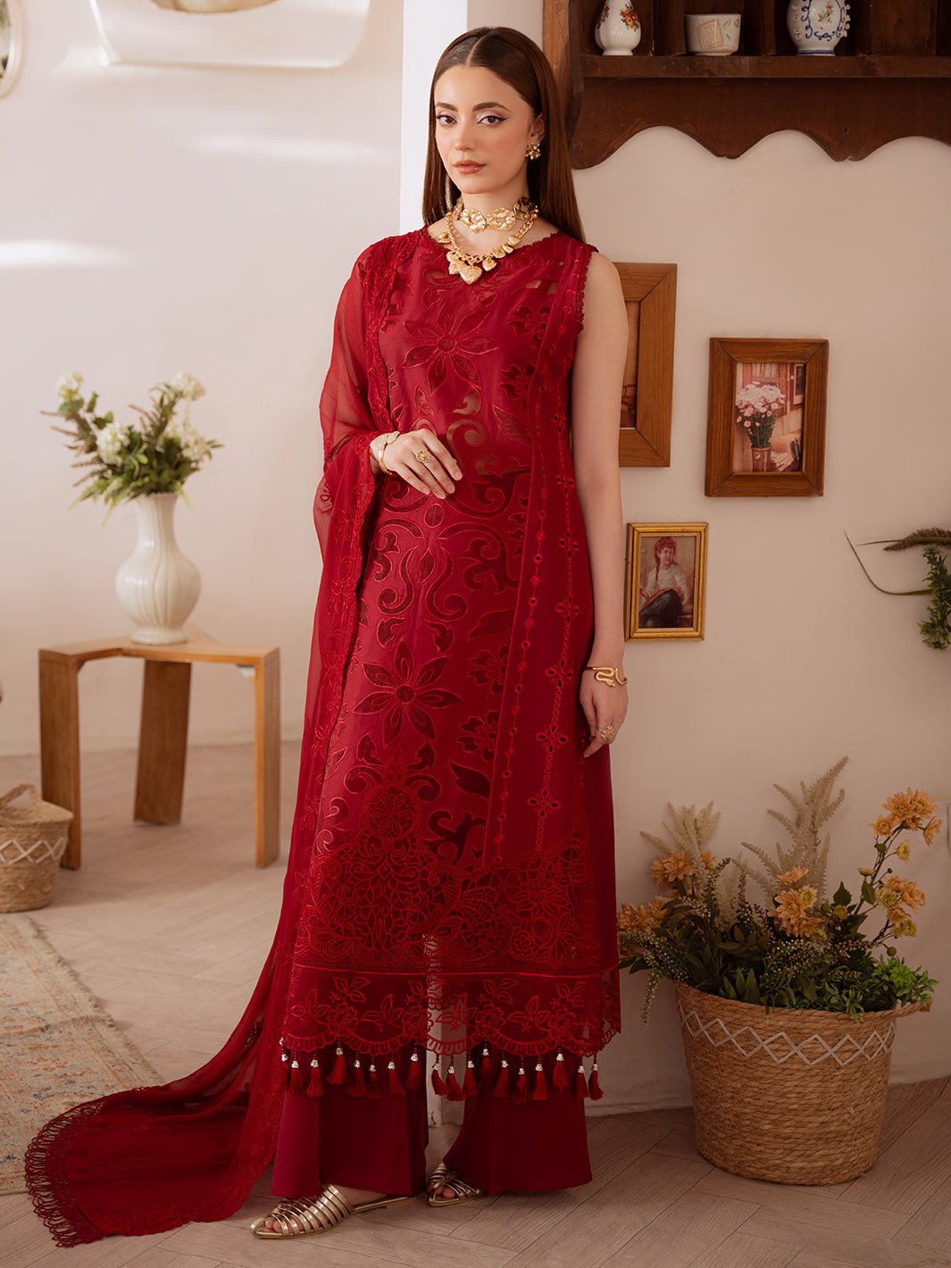 Shanaya By Mahnur Unstitched Lawn'26 | SN-05