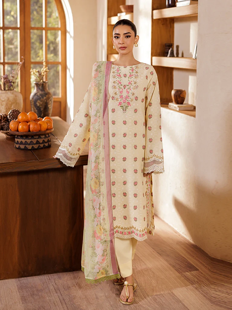 Rajbari Amari Embroidered Lawn | Amari Jacquard - 03