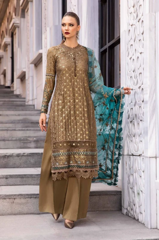 Maria b Luxury Lawn Embroidered 3 Piece Dress I SHELAI12470