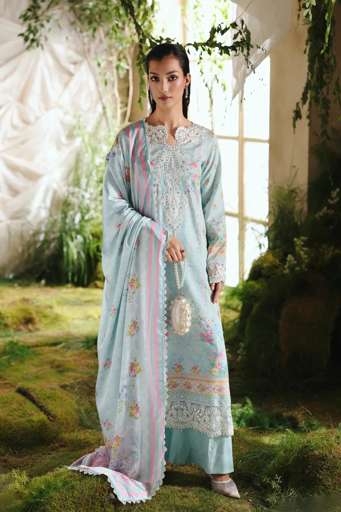 Rajbari Unstitched 3piece | Silah Silk Edit - 04