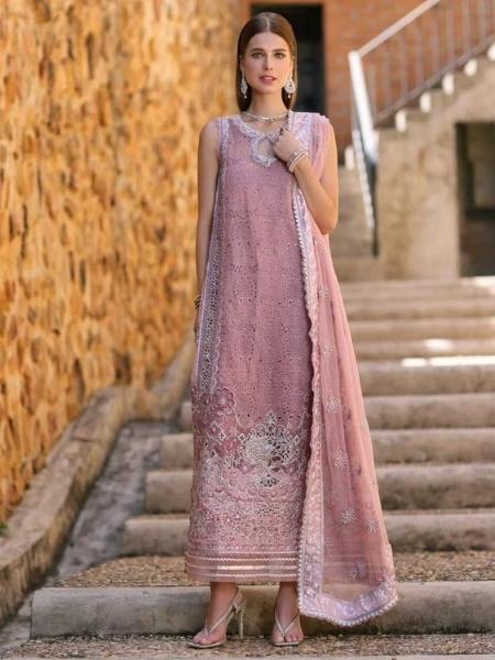 Noor D-05 ZURIA Chiffon Handwork Schiffli Laserkari’23 Collection