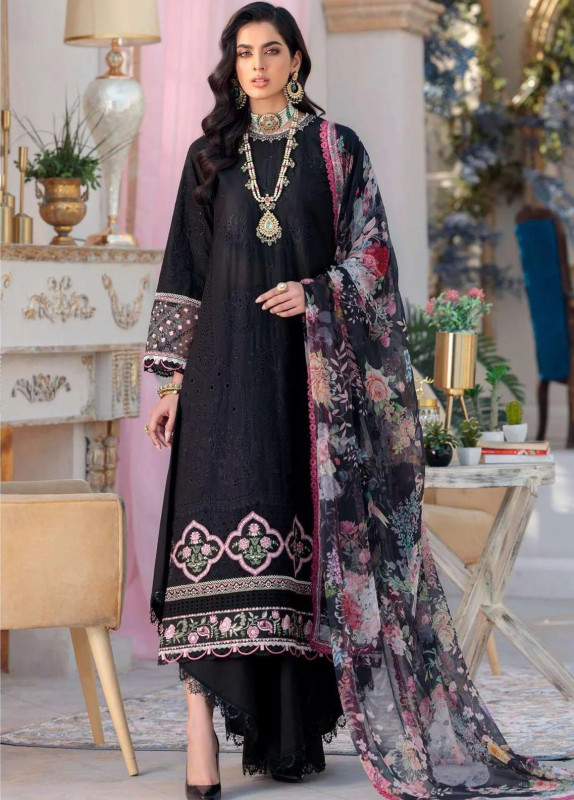 Noor By Saadia Asad Embroidered Lawn Suits Unstitched | SHELAI810
