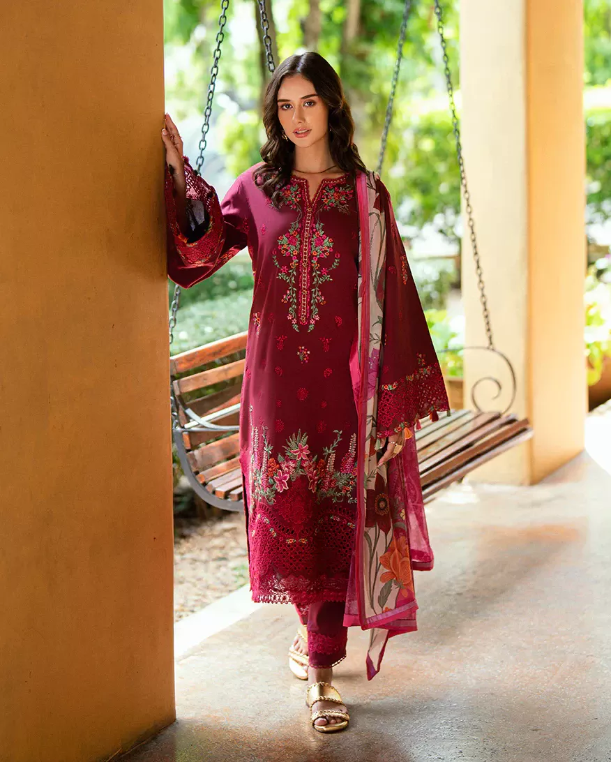 Roheenaz by Summer Reverie Unstitched Collection 25 | Calira RUNSS250405BS