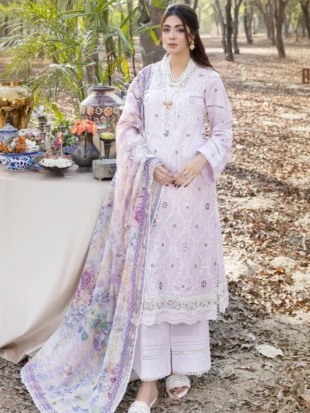 Adan's Libas Blossom 5107 Unstitched Embroidered Lawn Collection 2023