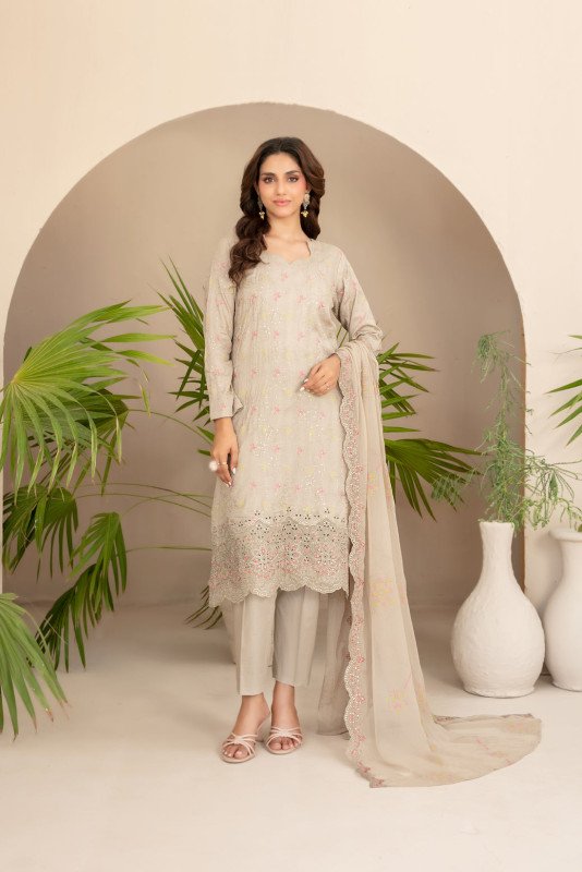 Tawakkal Lumina Unstitched | D-3014