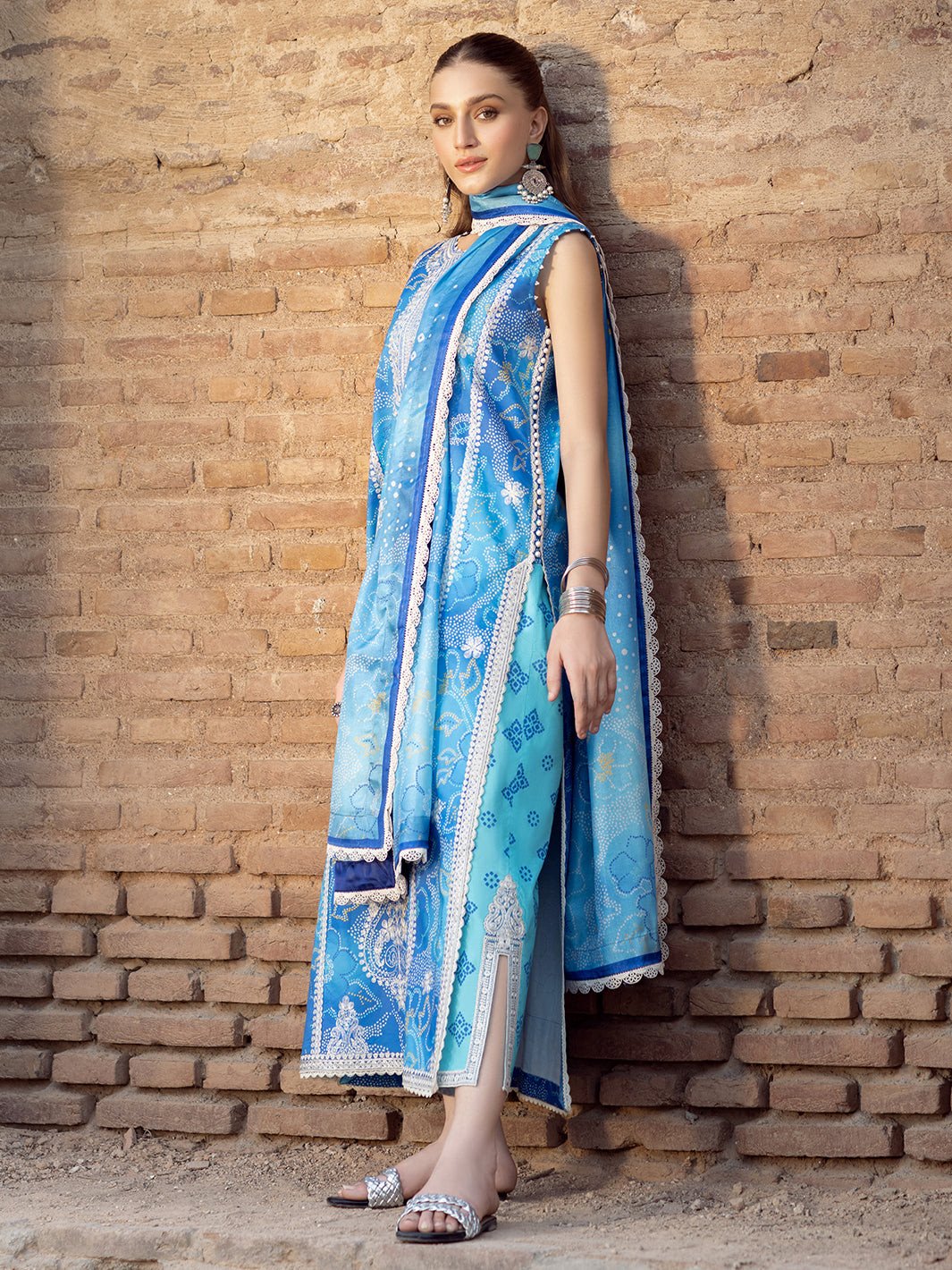 Bin Ilyas Naqsh Unstitched Lawn Exclusive Collection | D5