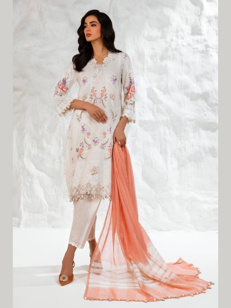 SANA SAFINAZ M242-007B-DG MUZLIN SUMMER VOL II UNSTITCHED 3PCS COLLECTION