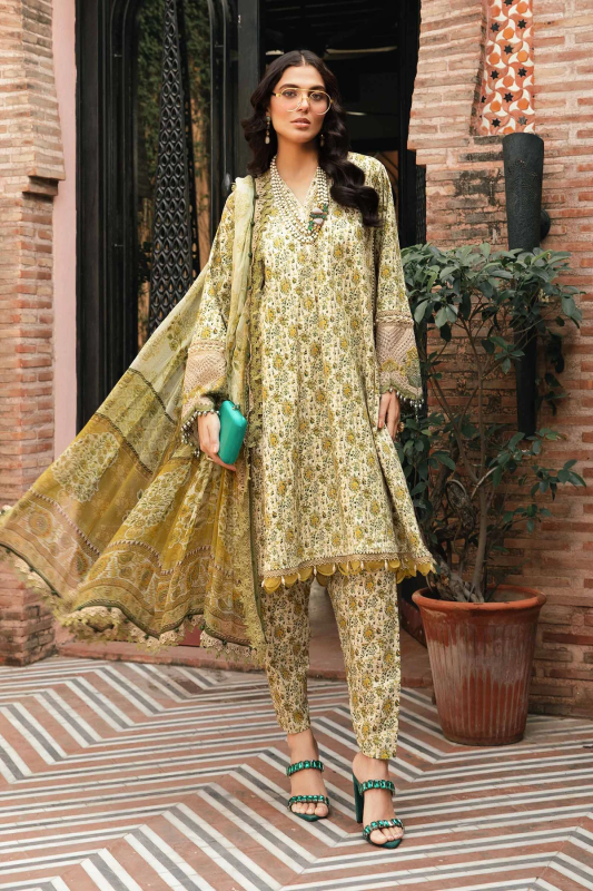 Maria B by M.Prints Embroidered Lawn Suit Unstitched 3 Piece