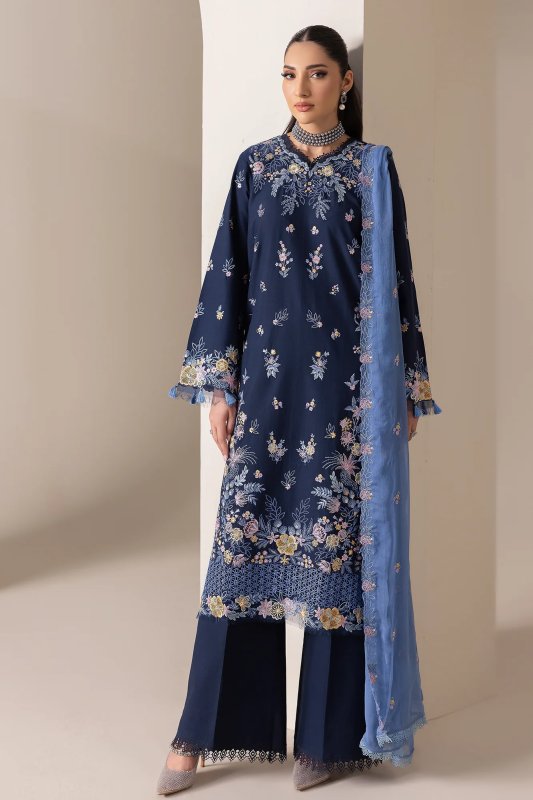 Rajbari Exclusive Collection | Embroidered Chiffon Dopatta 07