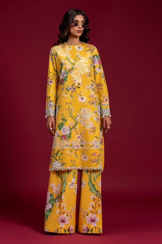 Sana Safinaz Mahay Unstitched Lawn 2 Piece Suit | 014A