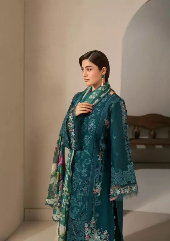 E-CRAFT by Elaf Premium Unstitched Printed Lawn 2026 | SHELAI26082502