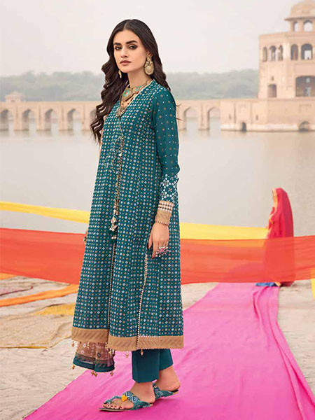 Gul Ahmed cl22172b three piece printed lawn chunri collection