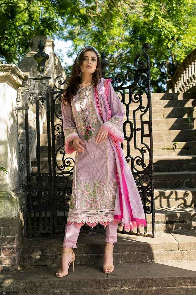 Unstitched vital collection D-7A 3 piece by Sobia Nazir