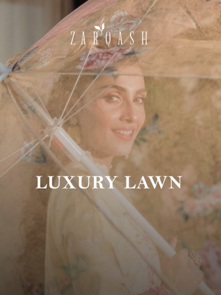 Zarqash Luxury Lawn Unstitched Collection 2023