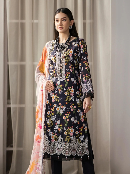 Alzohaib By Sunshine SBE-23-04 Bloom Embroidered Cutwork Edition 2023