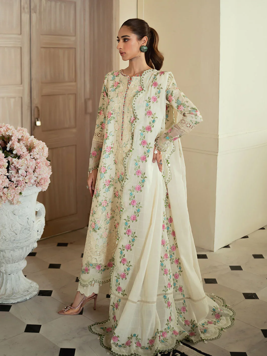 SEEMAL | 3PC Unstitched | Celine By Faiza Faisal