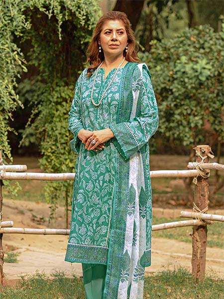 Gul Ahmed CL32076B three piece printed lawn tribute collection